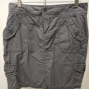 Sonoma grey cargo skirt size 6